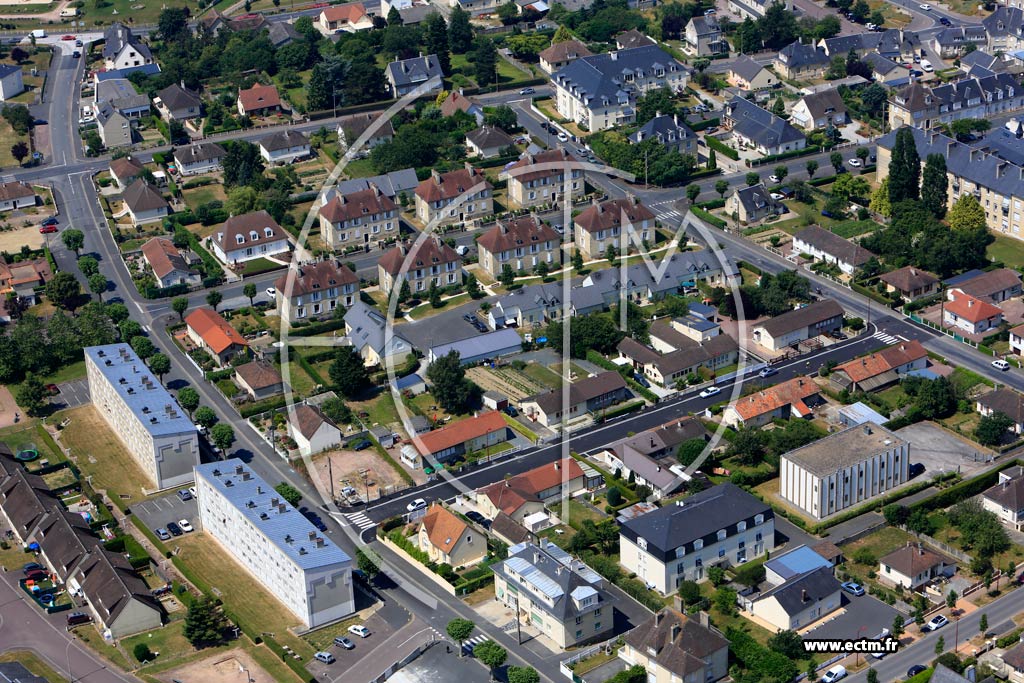 Photo arienne de Villers-Bocage