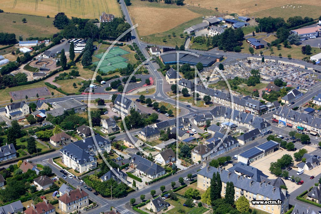 Photo arienne de Villers-Bocage