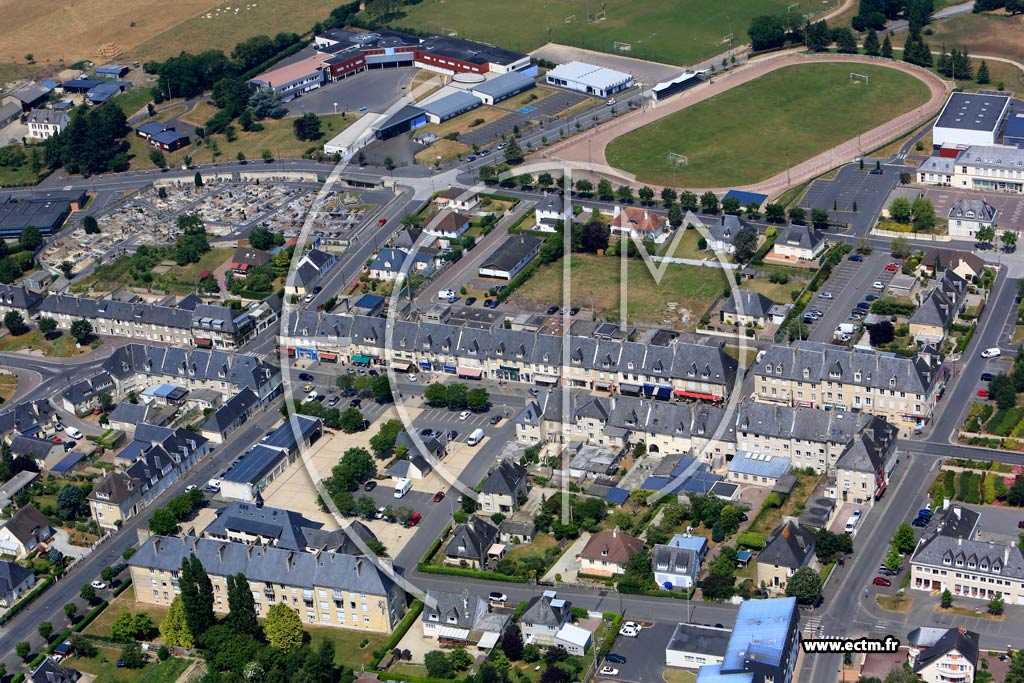 Photo arienne de Villers-Bocage