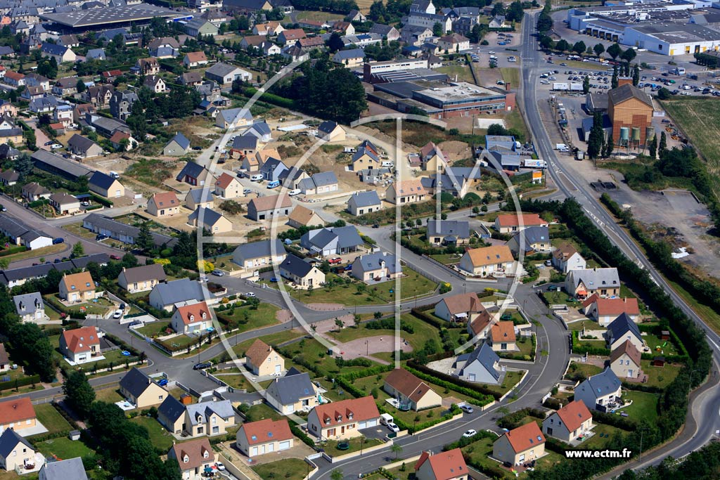 Photo arienne de Villers-Bocage