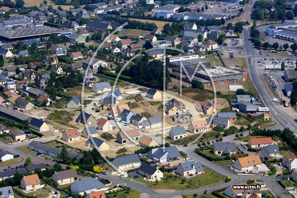 Photo arienne de Villers-Bocage