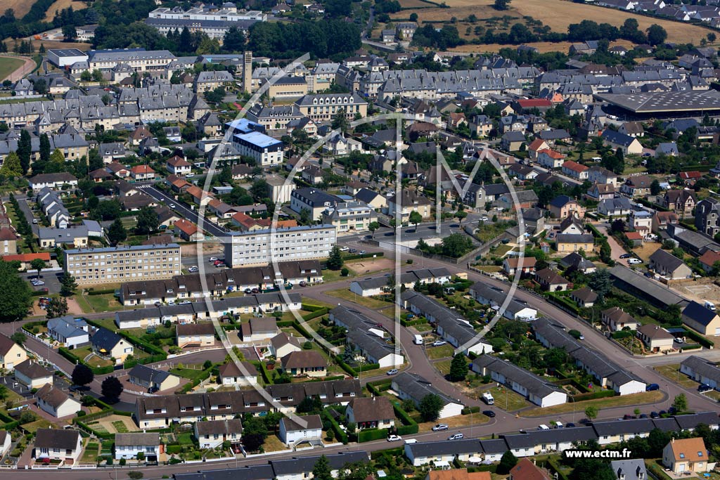 Photo arienne de Villers-Bocage