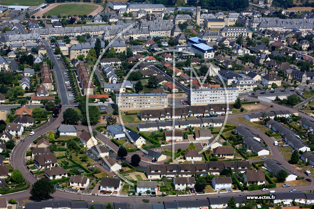 Photo arienne de Villers-Bocage
