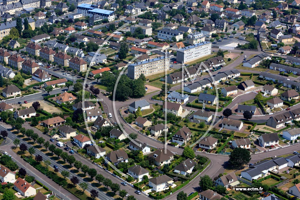 Photo arienne de Villers-Bocage