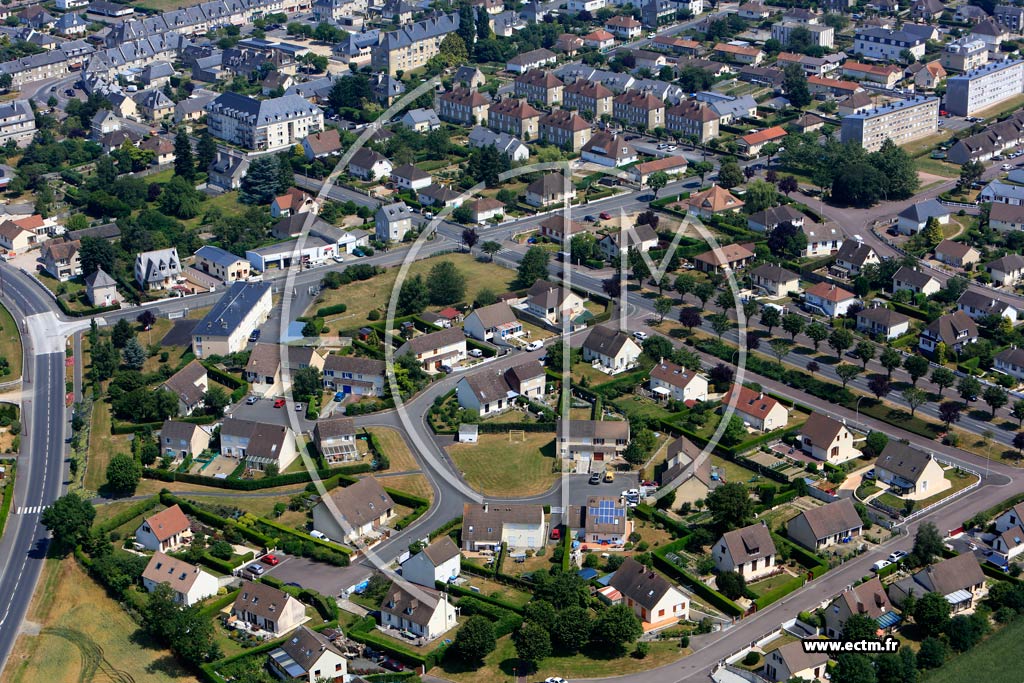 Photo arienne de Villers-Bocage