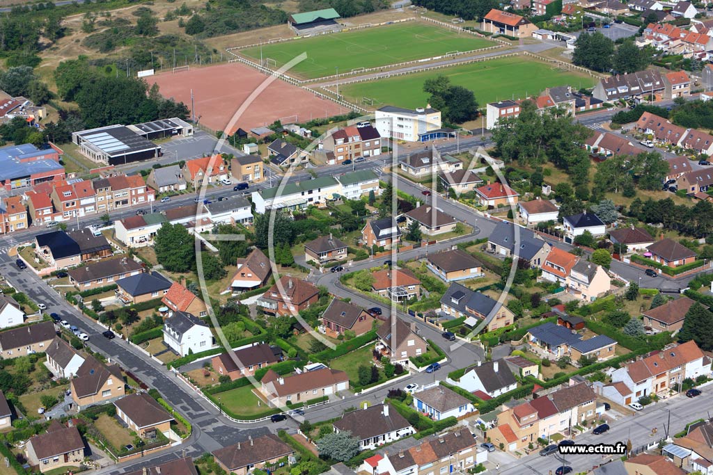 Photo arienne de Bray-Dunes (Quartier de l'Avenue du Gnral De Gaulle)