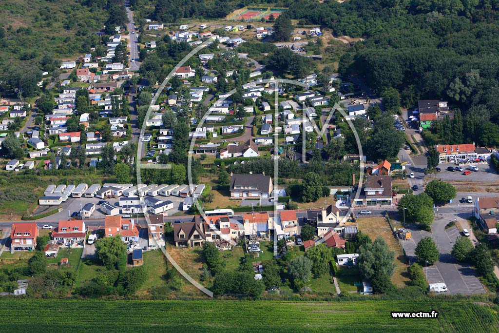 Photo arienne de Bray-Dunes (Quartier de la Rue Albert 1er)