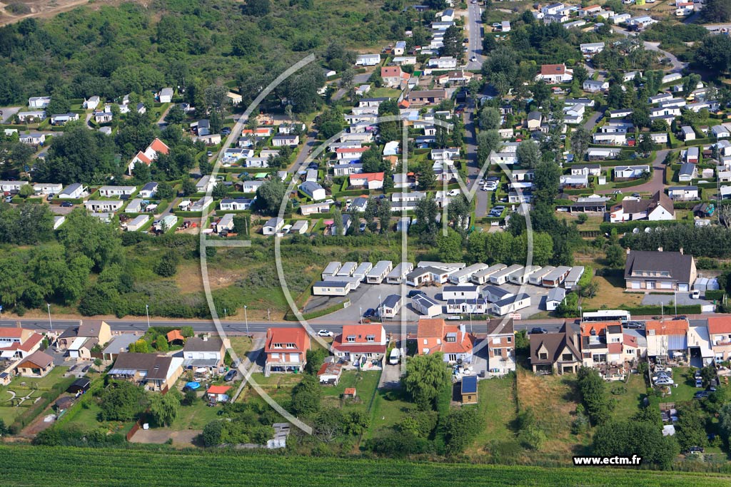 Photo arienne de Bray-Dunes (Quartier de la Rue Albert 1er)