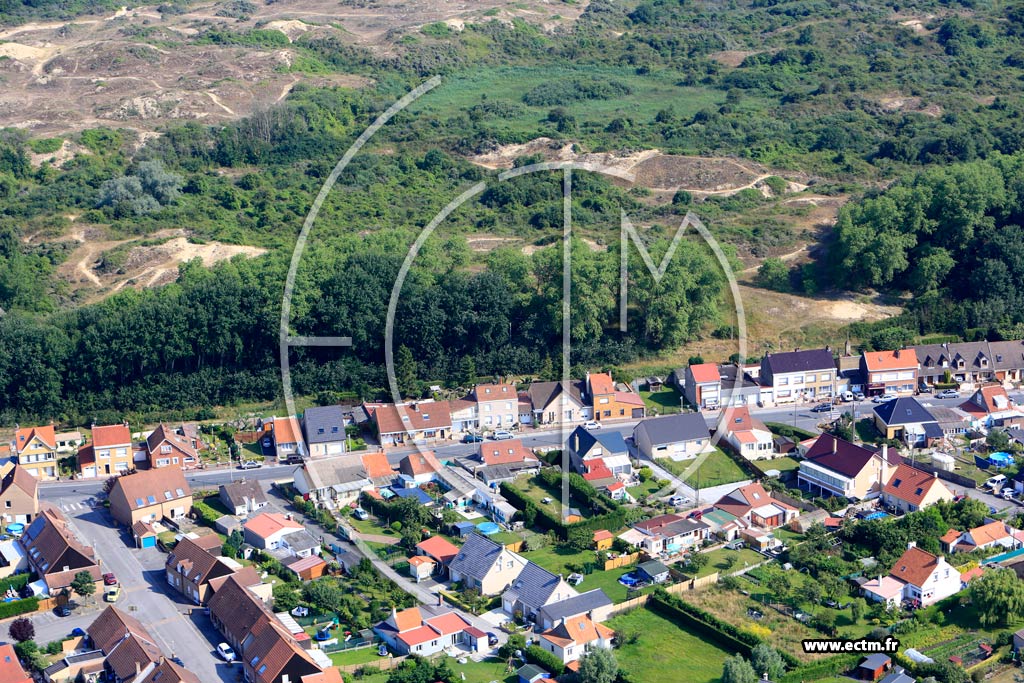 Photo arienne de Bray-Dunes (Quartier de la Rue Albert 1er)