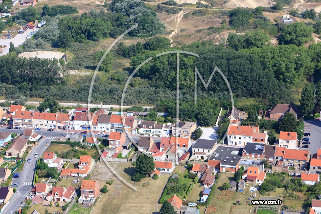 Photo arienne de Bray-Dunes (Quartier de la Rue Roger-Salengro)