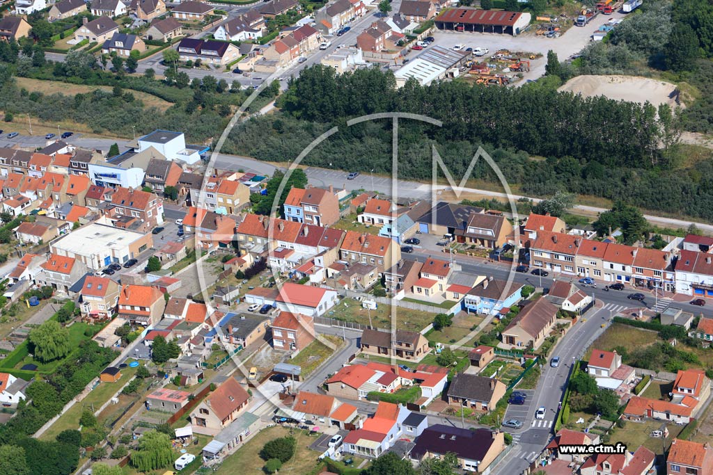 Photo arienne de Bray-Dunes (Quartier de la Rue Roger-Salengro)