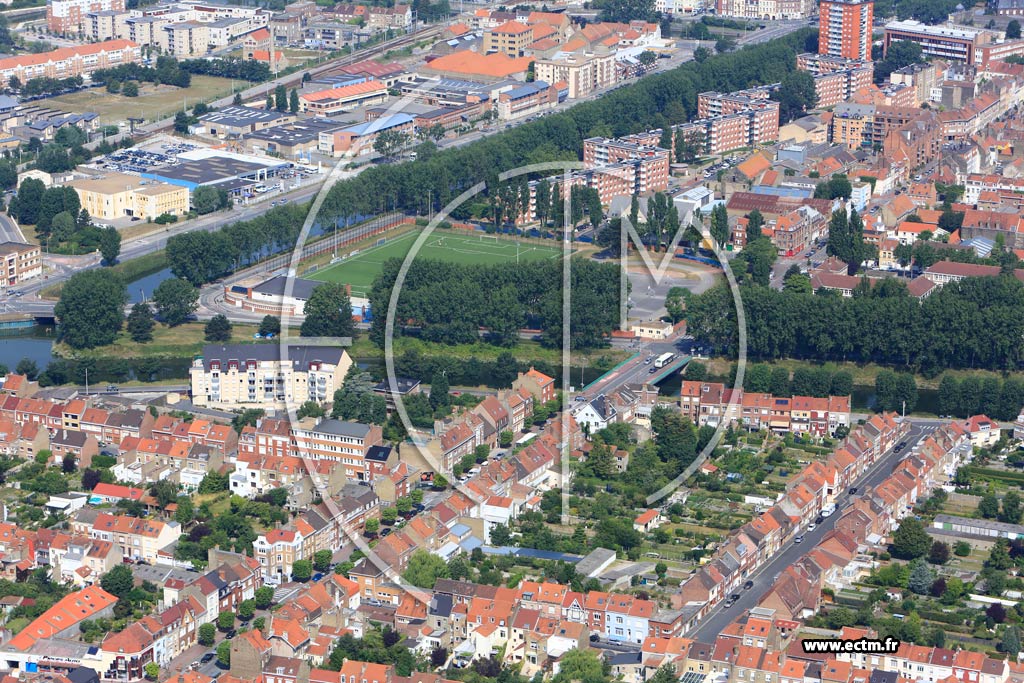 Photo arienne de Coudekerque-Branche (Quartier de la Rue Gustave-Delory)