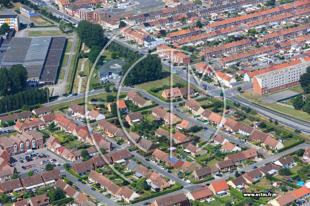 Photo arienne de Coudekerque-Branche (Quartier des Petit et Grand Steendam)
