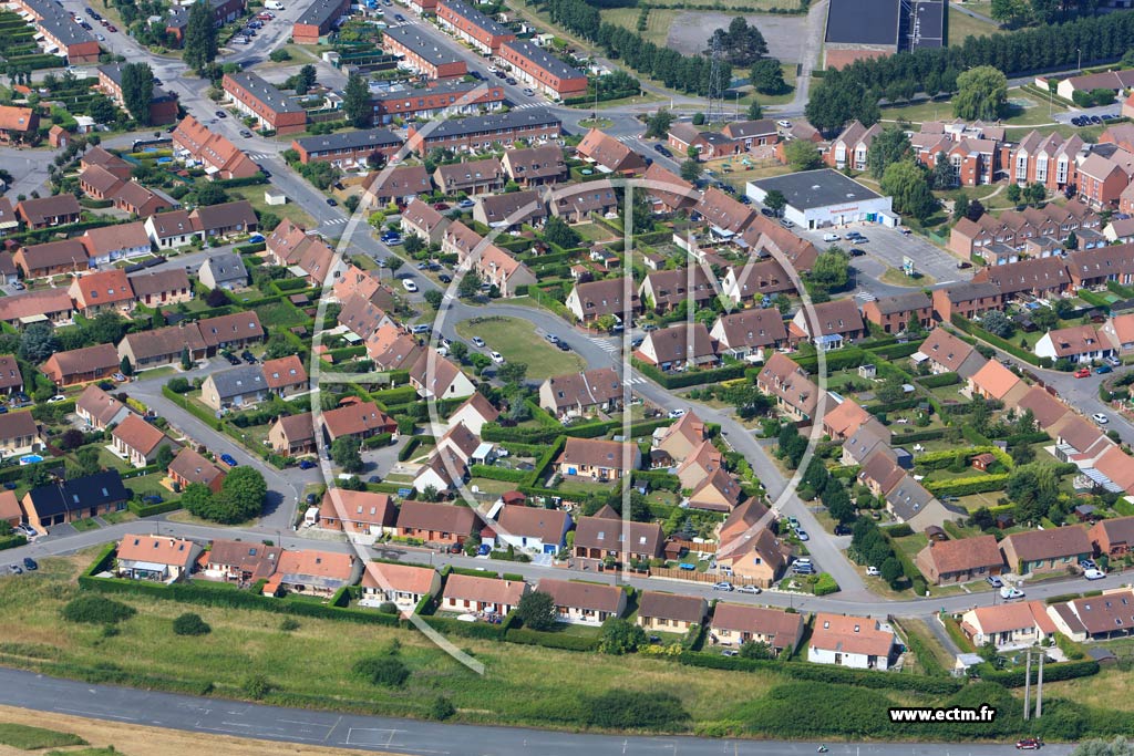 Photo arienne de Coudekerque-Branche (Quartier des Petit et Grand Steendam)