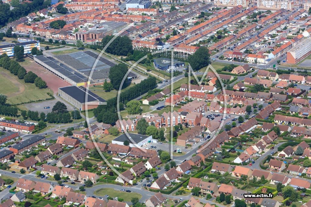 Photo arienne de Coudekerque-Branche (Quartier des Petit et Grand Steendam)