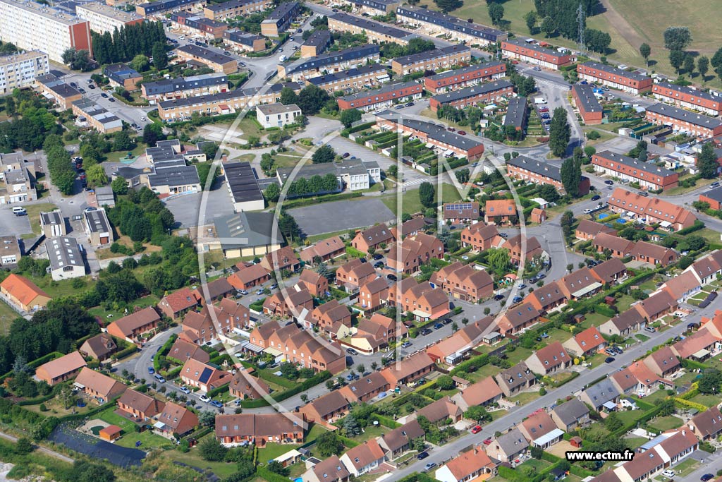 Photo arienne de Coudekerque-Branche (Quartier des Petit et Grand Steendam)