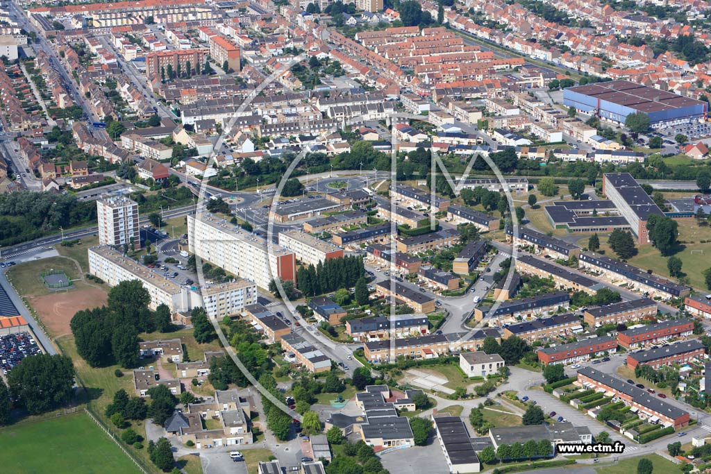 Photo arienne de Coudekerque-Branche (Quartier des Petit et Grand Steendam)