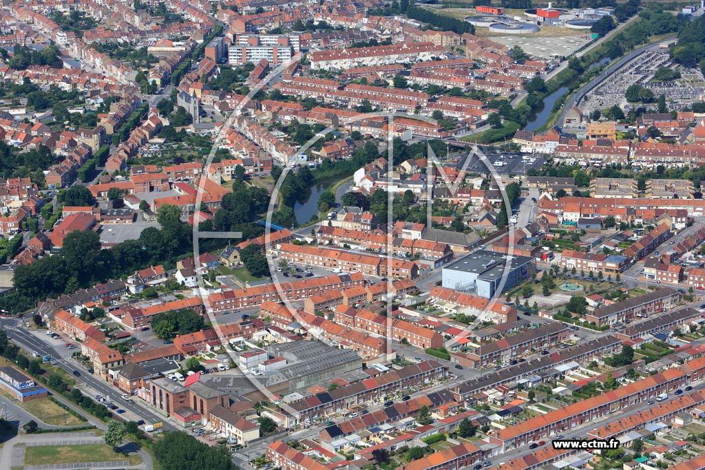 Photo arienne de Coudekerque-Branche (Quartier des Petit et Grand Steendam)