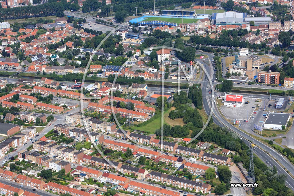 Photo arienne de Coudekerque-Branche (Quartier des Petit et Grand Steendam)
