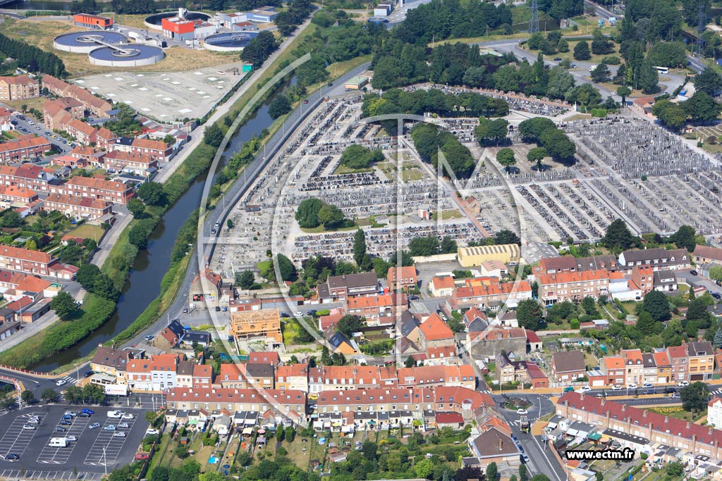 Photo arienne de Coudekerque-Branche (Quartier des Petit et Grand Steendam)