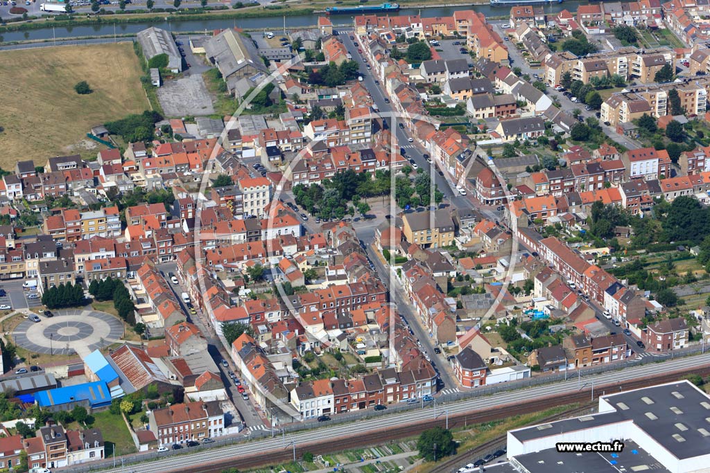 Photo arienne de Coudekerque-Branche (Quartier du Vieux-Coudekerque)