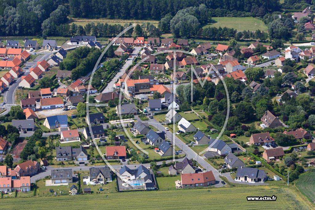 Photo arienne de Coudekerque-Village
