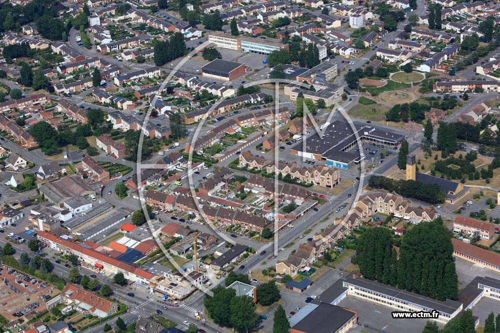 Photo arienne de Grande-Synthe (Quartier de l'Avenue Hubert-Dubedout)