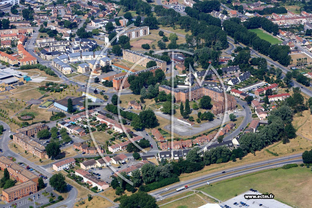 Photo arienne de Grande-Synthe (Quartier du Boulevard des Flandres)