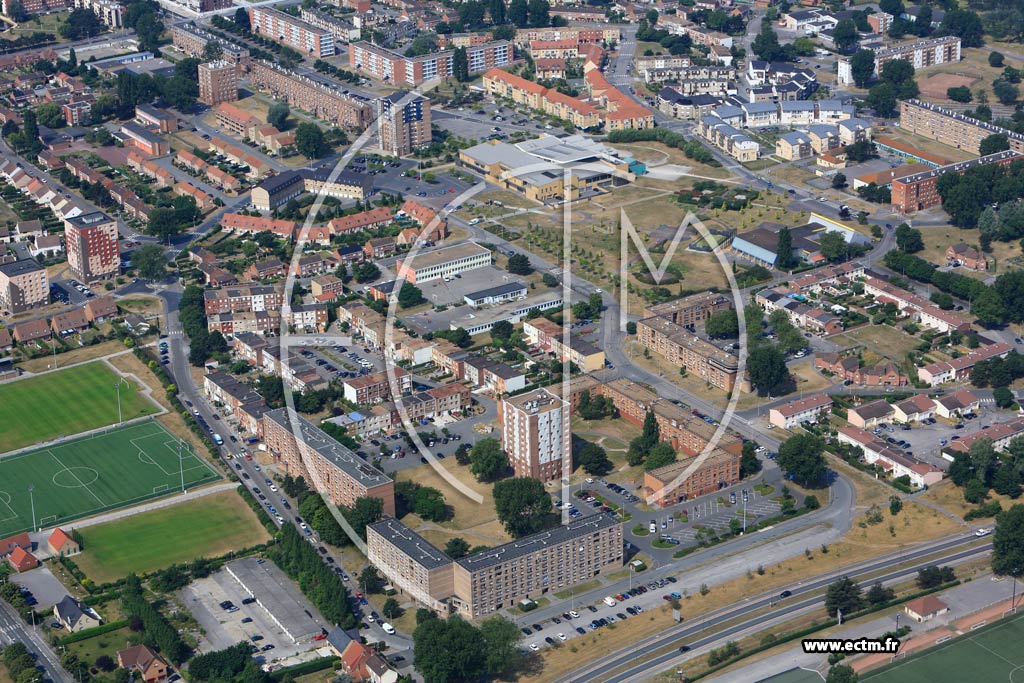 Photo arienne de Grande-Synthe (Quartier du Boulevard des Flandres)