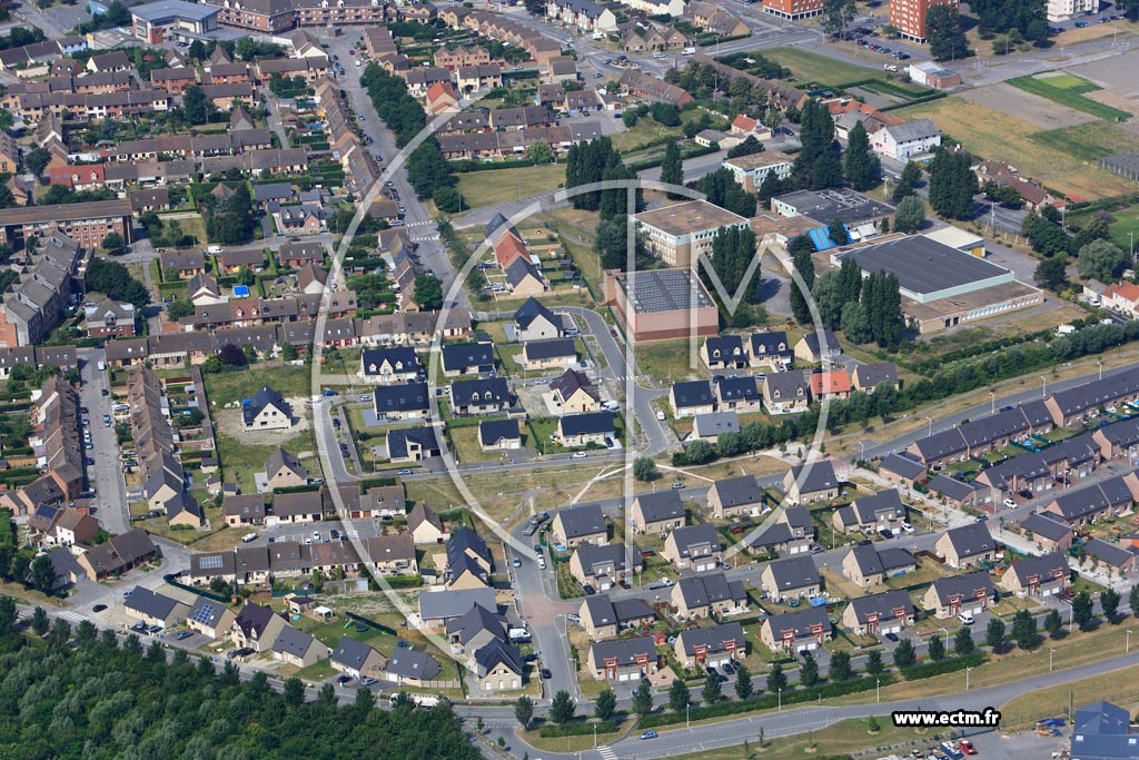Photo arienne de Grande-Synthe (Quartier du Boulevard Pierre-Mends-France)