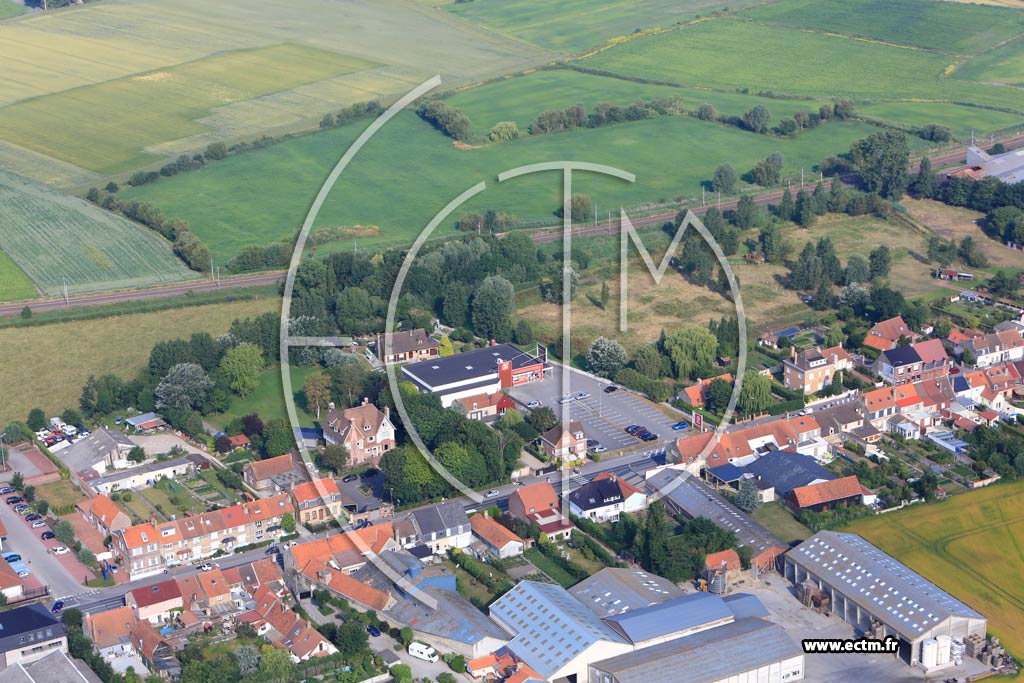 Photo arienne de Quadypre (Faubourg de Cassel)