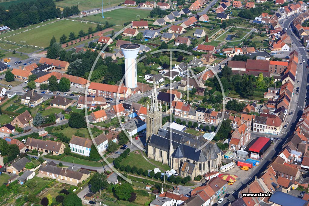 Photo arienne de Rexpode (Quartier de l'Eglise)