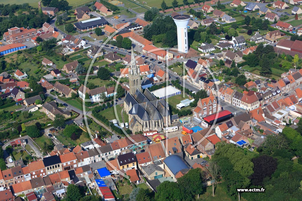 Photo arienne de Rexpode (Quartier de l'Eglise)
