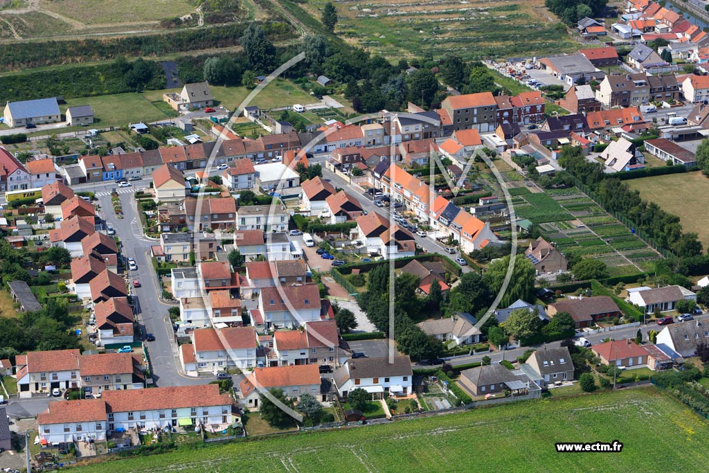 Photo arienne de Steene (Grand Mille Brugge)