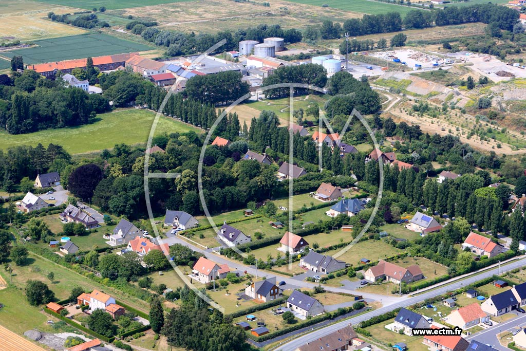 Photo arienne de Steene (Grand Mille Brugge)