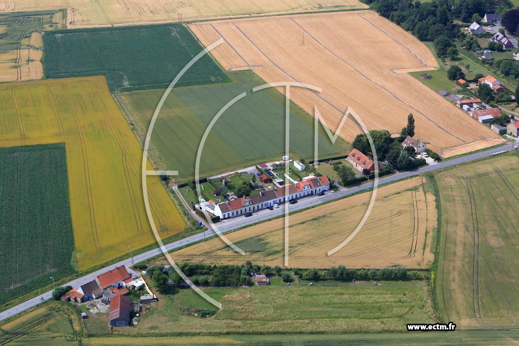Photo arienne de Steene (Grand Mille Brugge)