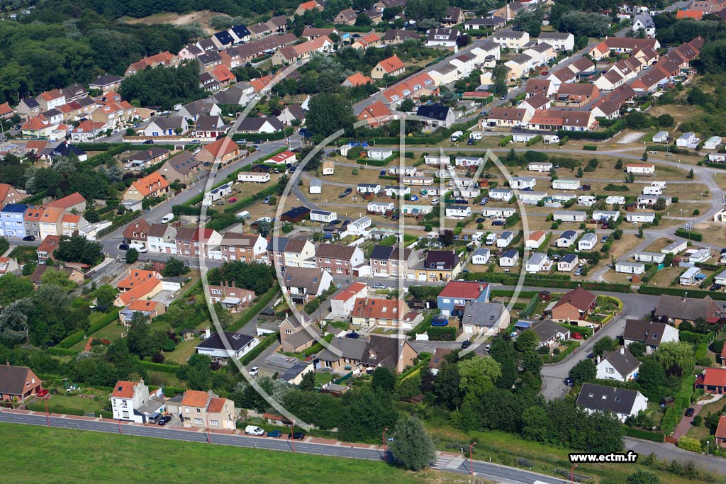 Photo arienne de Zuydcoote (Quartier de la Rue de Valenciennes)