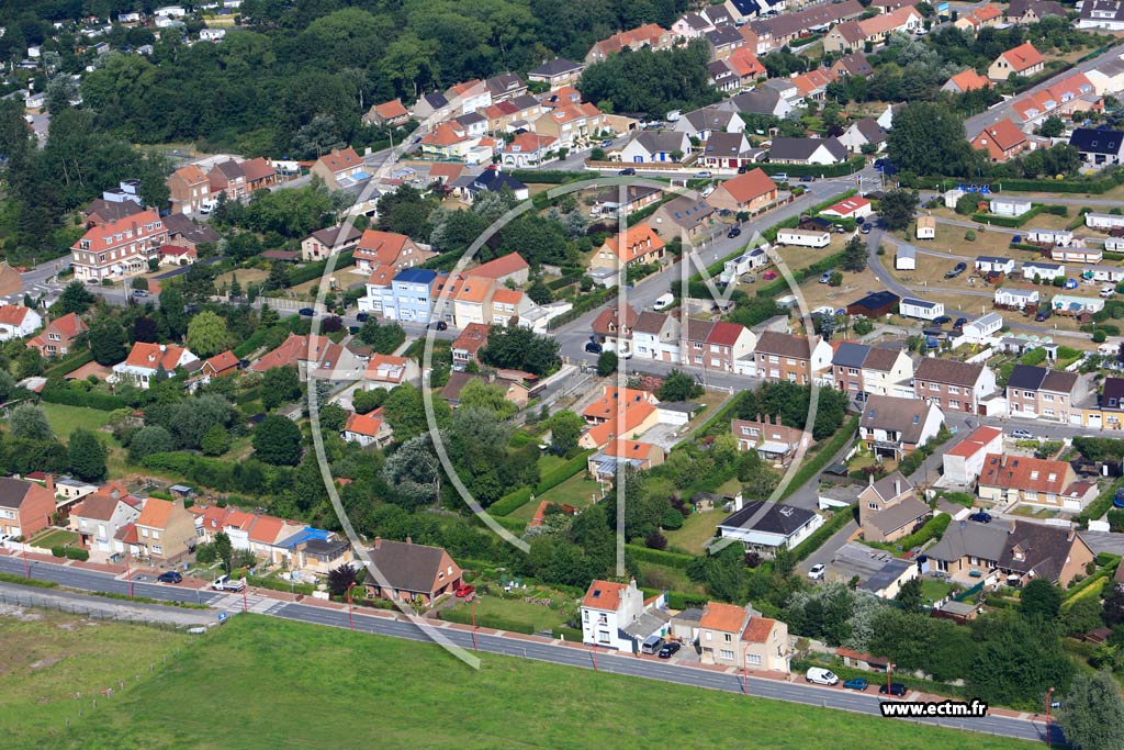 Photo arienne de Zuydcoote (Quartier de la Rue de Valenciennes)