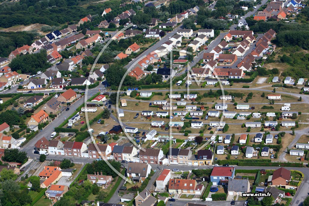 Photo arienne de Zuydcoote (Quartier de la Rue de Valenciennes)