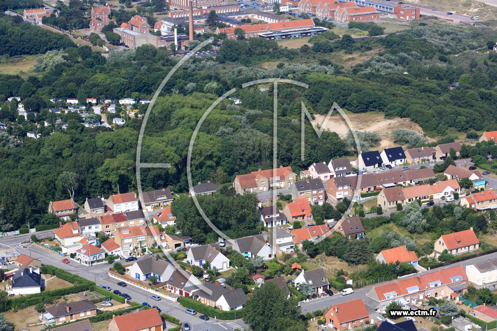 Photo arienne de Zuydcoote (Quartier de la Rue de Valenciennes)