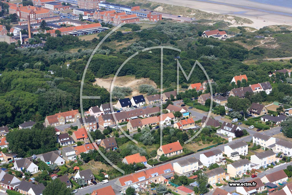 Photo arienne de Zuydcoote (Quartier de la Rue de Valenciennes)