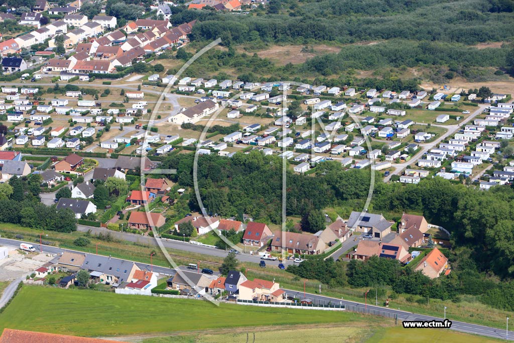 Photo arienne de Zuydcoote (Quartier de la Rue du Gnral De Gaulle)
