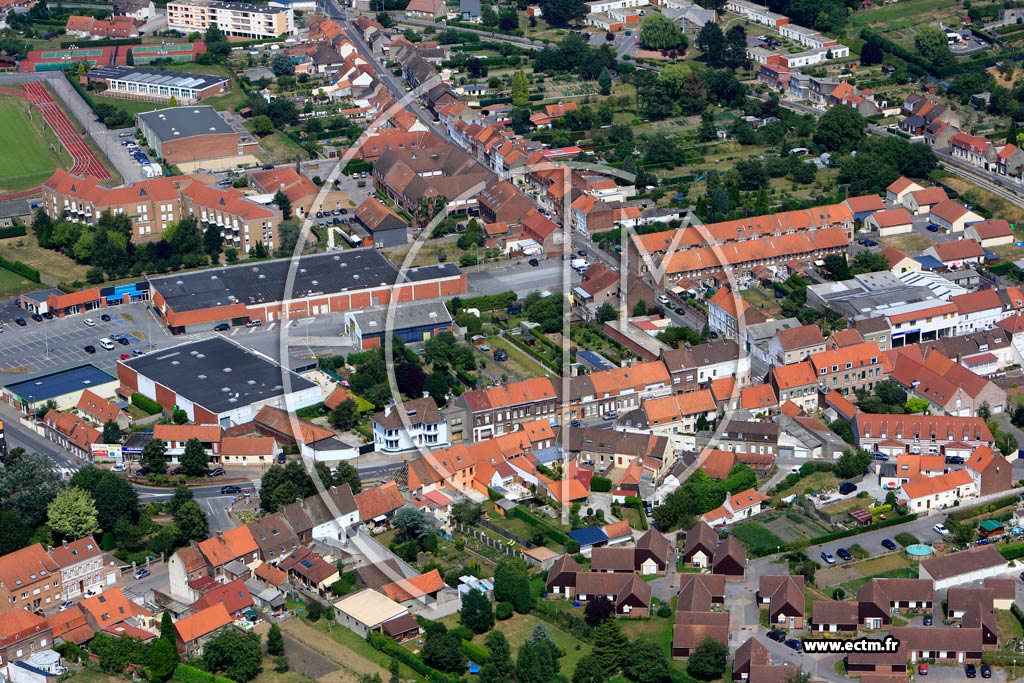 Photo arienne de Arques (Quartier de l'Ascenseur)