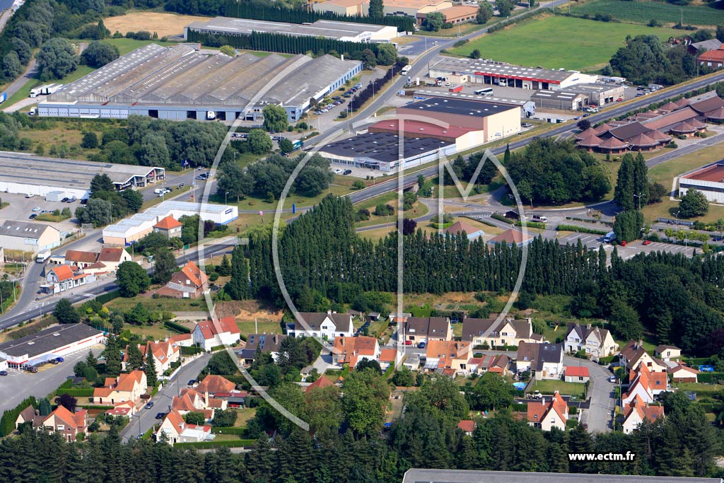 Photo arienne de Arques (Quartier de l'Etang de Batavia)