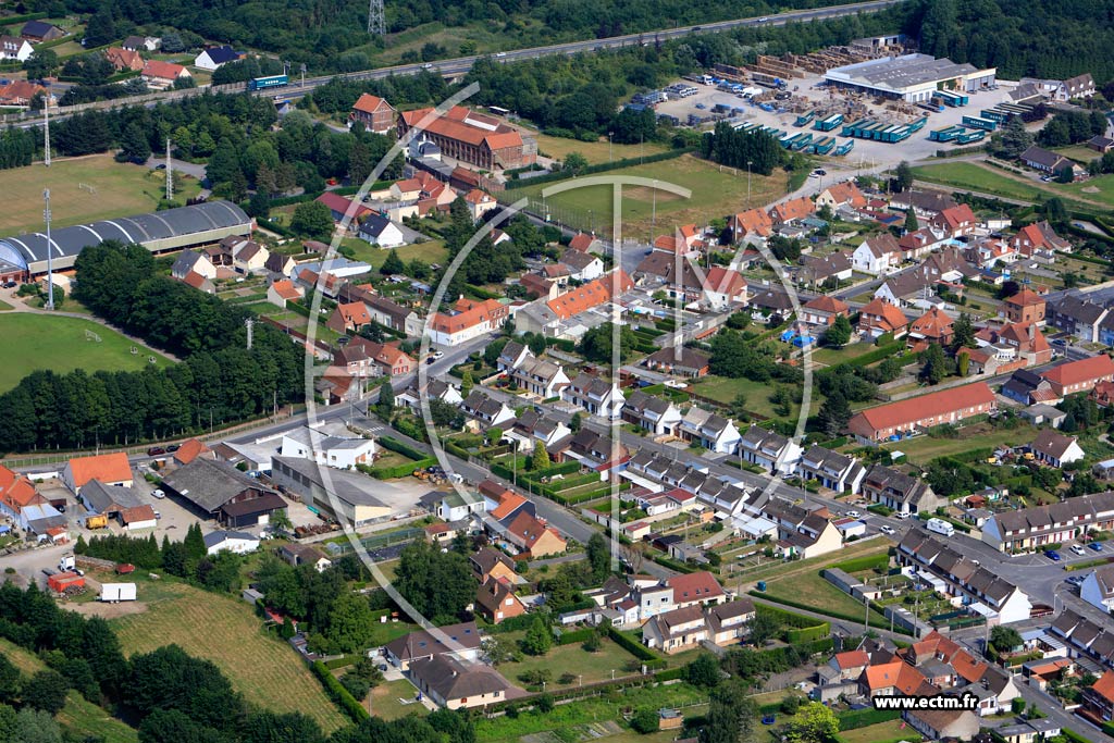 Photo arienne de Blendecques (Quartier de la Rue Jehan-de-Terline)