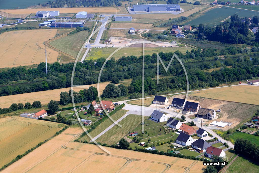 Photo arienne de Campagne-ls-Wardrecques