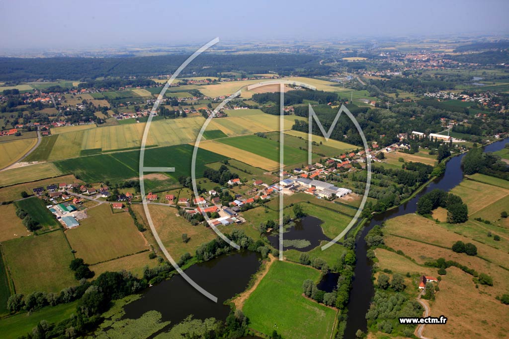 Photo arienne de Houlle (Vincq)