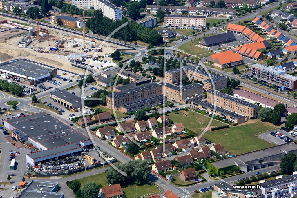 Photo arienne de Longuenesse (Quartier de l'Avenue Lon Blum)