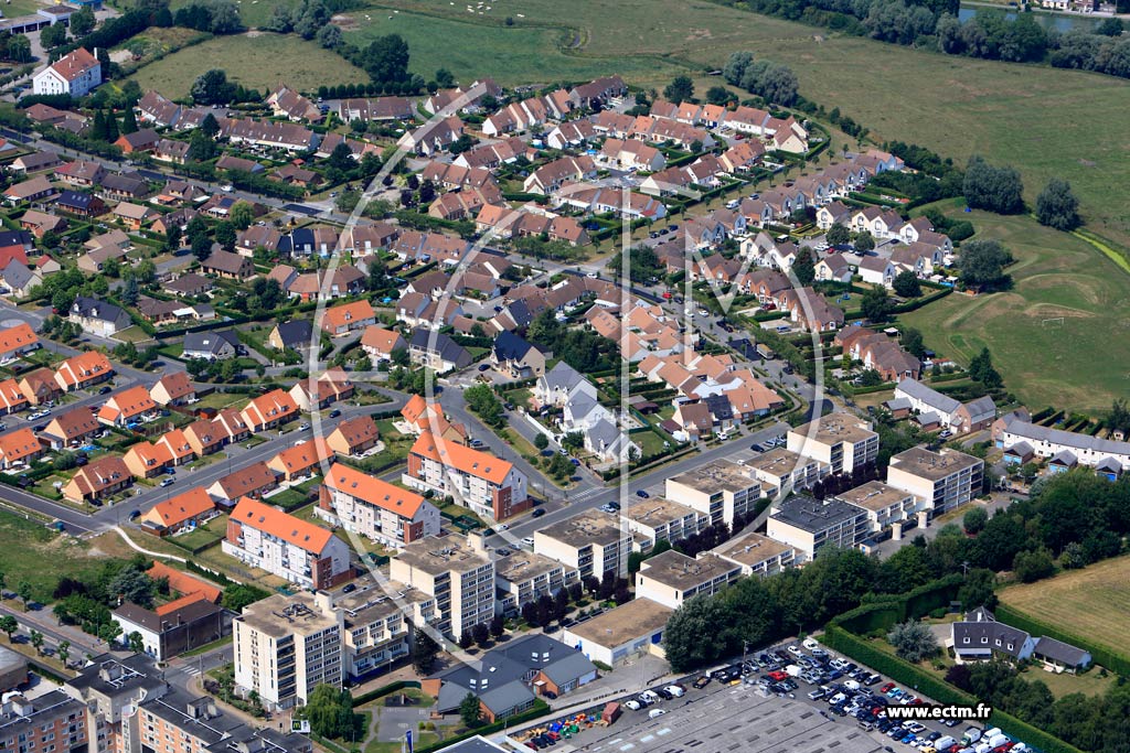 Photo arienne de Longuenesse (Quartier de l'Avenue Lon Blum)