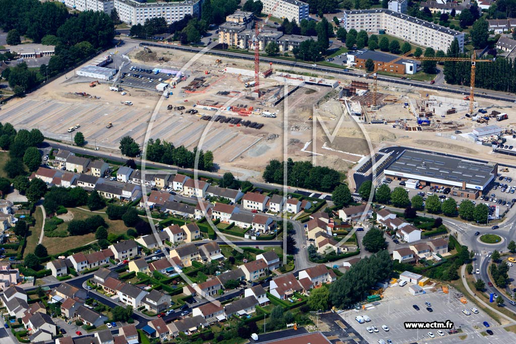 Photo arienne de Longuenesse (Quartier de l'Avenue Lon Blum)